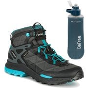 【お買い得セット】アク ロケットミッド DFS GTX BLACK/TURQUOISE（253） UK6(25cm) ＆ KATADYN ビーフリーAC 0.5L ブルー セット [レディース ハイキングシューズ ＆ 浄水器]