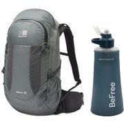 【お買い得セット】Karrimor ランクス25 Charcoal（1200） ＆ KATADYN ビーフリーAC 0.5L ブルー セット [ザック 25L ＆ 浄水器]