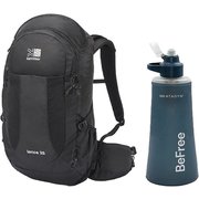 【お買い得セット】Karrimor ランクス25 Black（9000） ＆ KATADYN ビーフリーAC 0.5L ブルー セット [ザック 25L ＆ 浄水器]