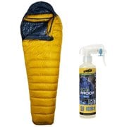 【お買い得セット】ISUKA エアドライト480 マスタード ＆ TOKO Eco テクスタイル プルーフ 250ml セット [ダウンシュラフ スリーシーズン用 ＆ 撥水スプレー]