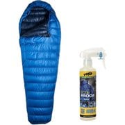 【お買い得セット】ISUKA エアプラス280 ブルーストーン ＆ TOKO Eco テクスタイル プルーフ 250ml セット [ダウンシュラフ 夏用 ＆ 撥水スプレー]