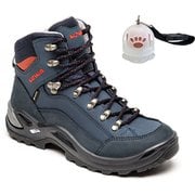 【お買い得セット】ローバー レネゲード X GT MID Ws ネイビー×テラ（6962） UK7（25.6cm） ＆ 東京ベル 森の鈴 Pico カバー付き クリアー/ピンク セット [レディース トレッキングシューズ ＆ 熊鈴 熊よけ鈴]