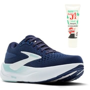 【お買い得セット】ゴーストマックス3 ネイビー（NB） US7.5（24.5cm) ＆ プロテクトJ1 45ml セット [レディース ランニングシューズ ＆ スキンケア用品 スポーツ向け皮膚保護クリーム]