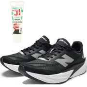 【お買い得セット】new balance フューエルセルレベルv5 Black with nb 103 white and white 26.5cm ＆ アースブルー プロテクトJ1 45ml セット [メンズ ランニングシューズ ＆ スキンケア用品]