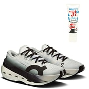 【お買い得セット】オン クラウドブームマックス White/Black US9（26cm） ＆ アースブルー プロテクトJ1 90ml セット [レディース ランニングシューズ ＆ スキンケア用品]