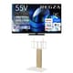 大画面テレビお買い得セット [レグザ 55V型 4K液晶テレビ MiniLED＋量子ドット 倍速対応 レグザインテリジェンス/タイムシフトマシン対応 55Z875R ＋ イコールズ 首振り機能付き WALL TVスタンド V3 SW ロータイプ ホワイトオーク WLTVZ5232]