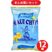 【まとめ買い割引】ソシオ工房 フラ印 マウイチップス カイ（海）ソルト味 125g ×12個セット