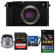 【安心セット】 [富士フイルム X-E5 ボディ ブラック + XF35mmF2 シルバーセット]