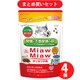 【まとめ買い割引】ミャウミャウ MiawMiaw MiawMiawカリカリ小粒 1.08kg シニア猫用 まぐろ味 [猫用 ドライフード 1.08kg 総合栄養食] ×4個セット