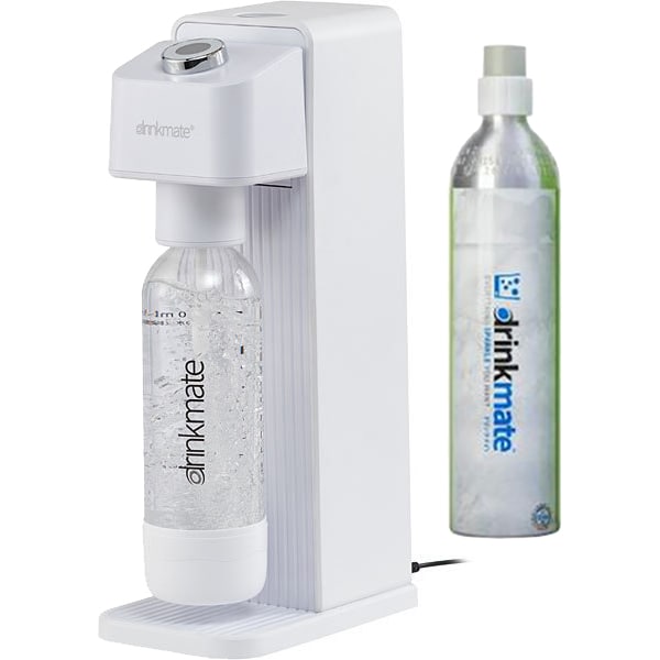 【まとめ買い割引】ドリンクメイト 炭酸水メーカー ＋ ガスシリンダーセット [ドリンクメイト シリーズ630 ホワイト DRM1020 ＋ DRMLC905]
