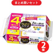 【ブラックフライデーセール お買い得セット】 [キレキラ！ トイレ用シートタイプクリーナー 1枚で徹底おそうじシート クリーンフローラルの香り つめかえ用 10枚×4個 40枚×2個セット]