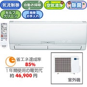 気流・空清・お掃除エアコン(16畳) クリアホワイト 霧ヶ峰 MSZ-GW509S-W