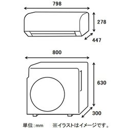 ヨドバシ.com - シャープ SHARP AY-N28P-W [エアコン （10畳・単相100V