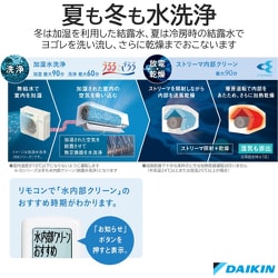 ヨドバシ.com - ダイキン DAIKIN AN223ARS-W [お掃除エアコン （6畳