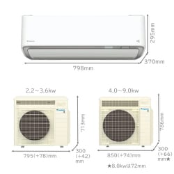 ヨドバシ.com - ダイキン DAIKIN AN253ARS-W [お掃除エアコン （8畳 