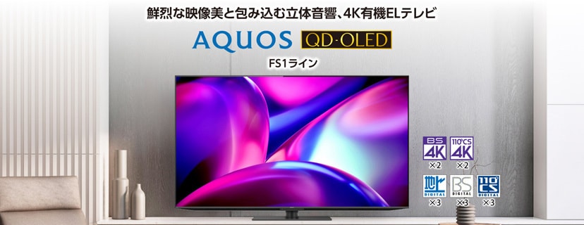 AQUOS QD-OLED(アクオス キューディーオーレッド) FS1