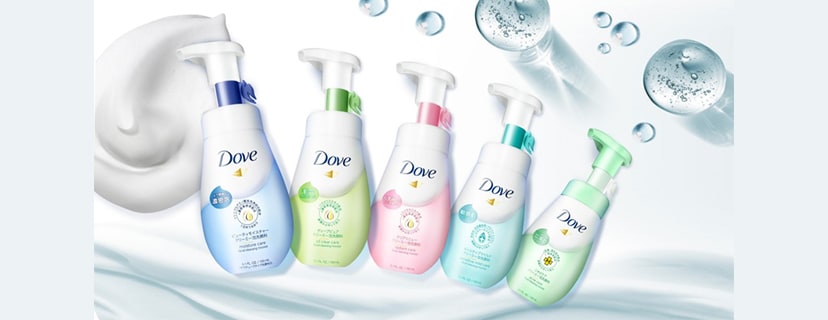 Dove クリーミー泡洗顔料