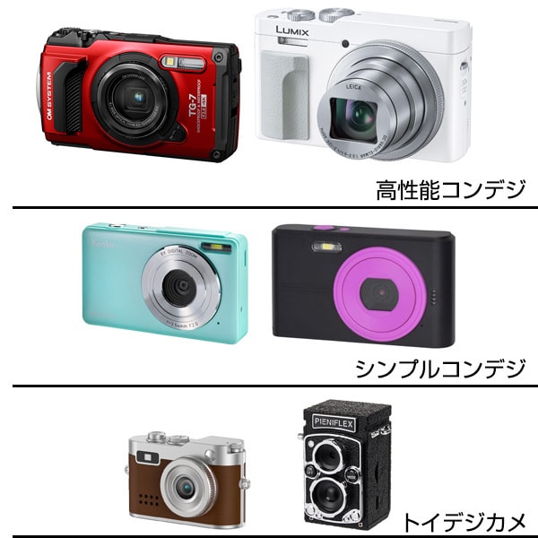 コンデジの種類