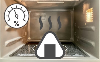 レンジ庫内の湿度センサーイメージ