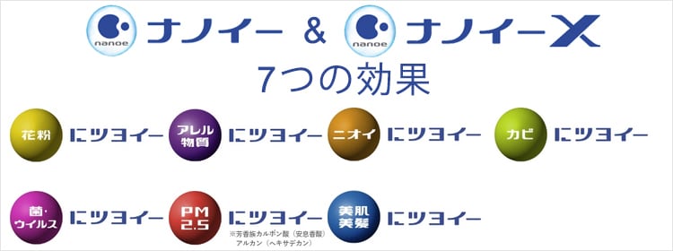 ナノイー 7つの効果 >