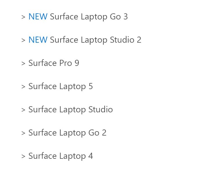 surface