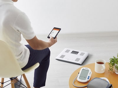 健康管理に便利なスマホ連携対応タイプ