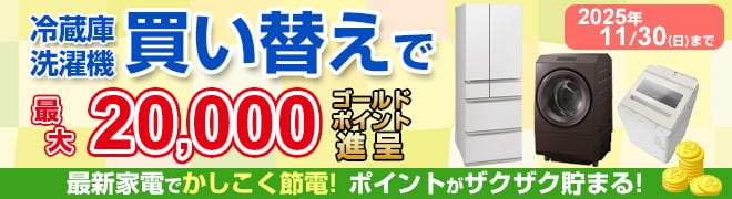 冷蔵庫・洗濯機買い替えキャンペーン