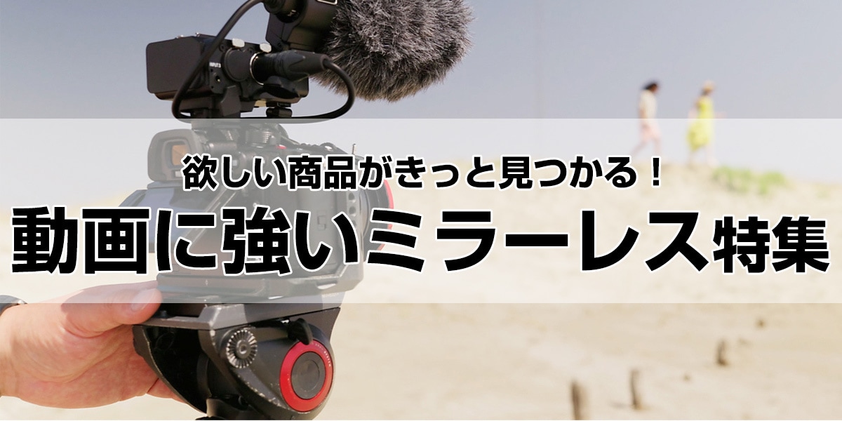 【2025年】動画撮影機能で選ぶミラーレス一眼特集 おすすめ6選をご紹介