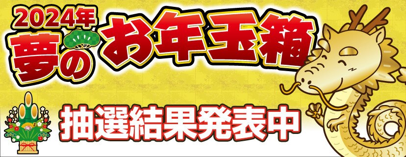夢のお年玉箱 抽選結果発表中