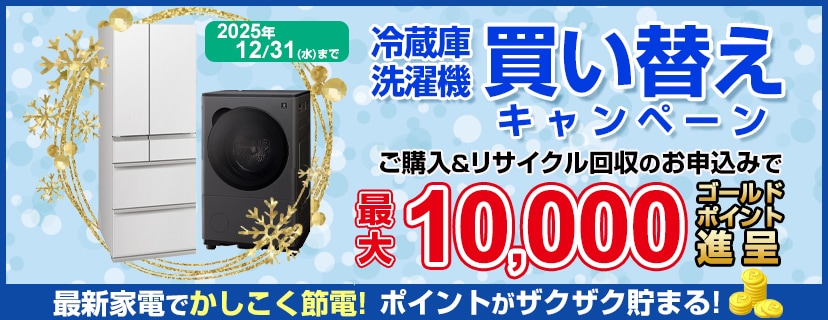 最新家電でかしこく節電!冷蔵庫・洗濯機 節電家電買い替えキャンペーン