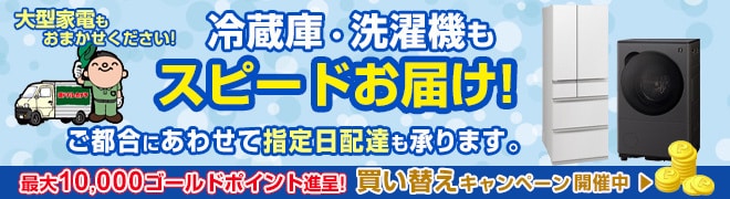冷蔵庫・洗濯機がお得