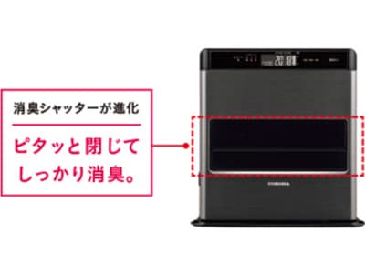 消臭シャッターでニオイ漏れを抑える