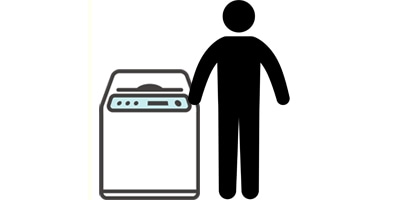 一人暮らしの洗濯機