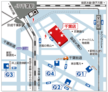 ヨドバシ Com 千葉店 地図 駐車場情報