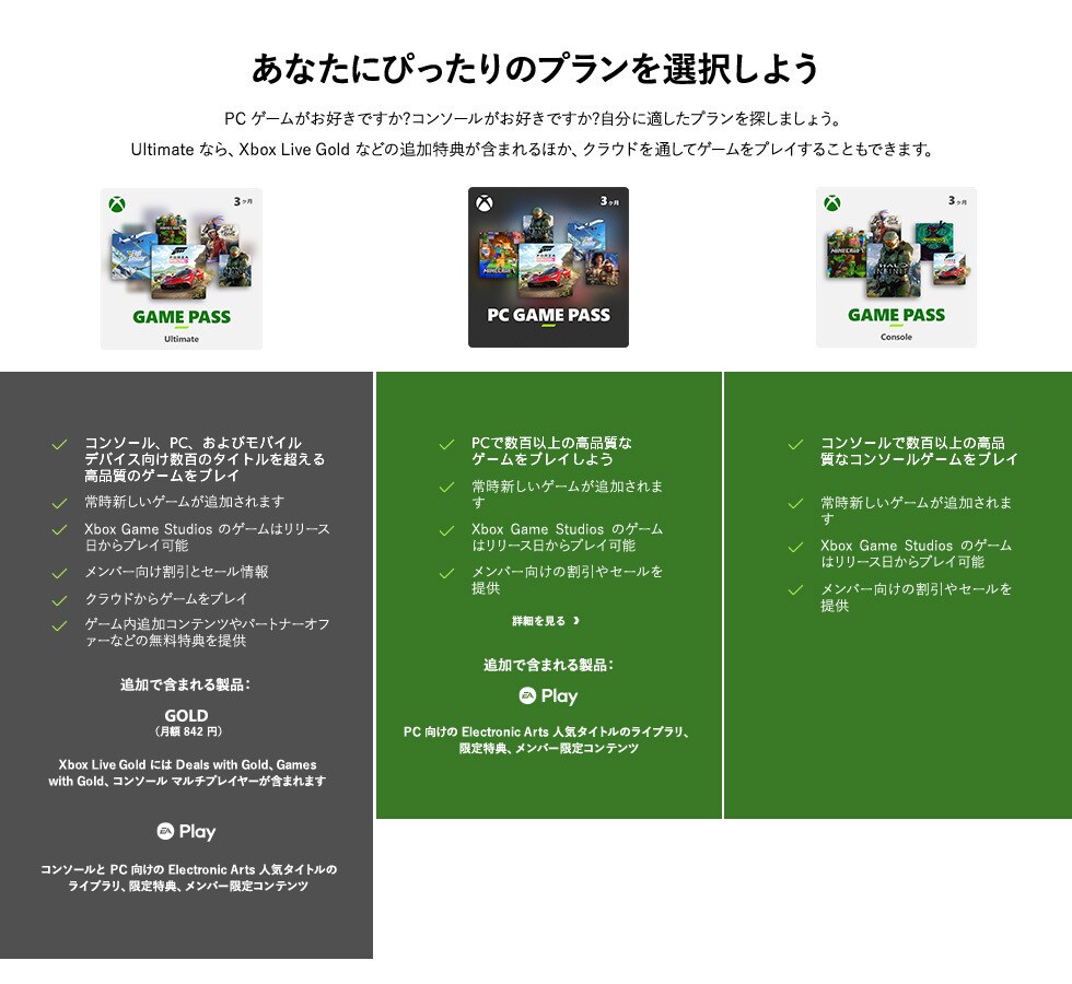 あなたにぴったりのプランを選択しよう