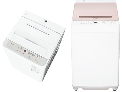 コンパクトな縦型洗濯機