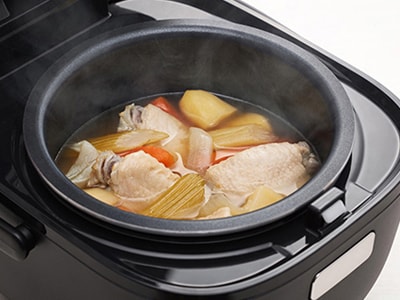 手間なくおかずが作れる「調理機能」
