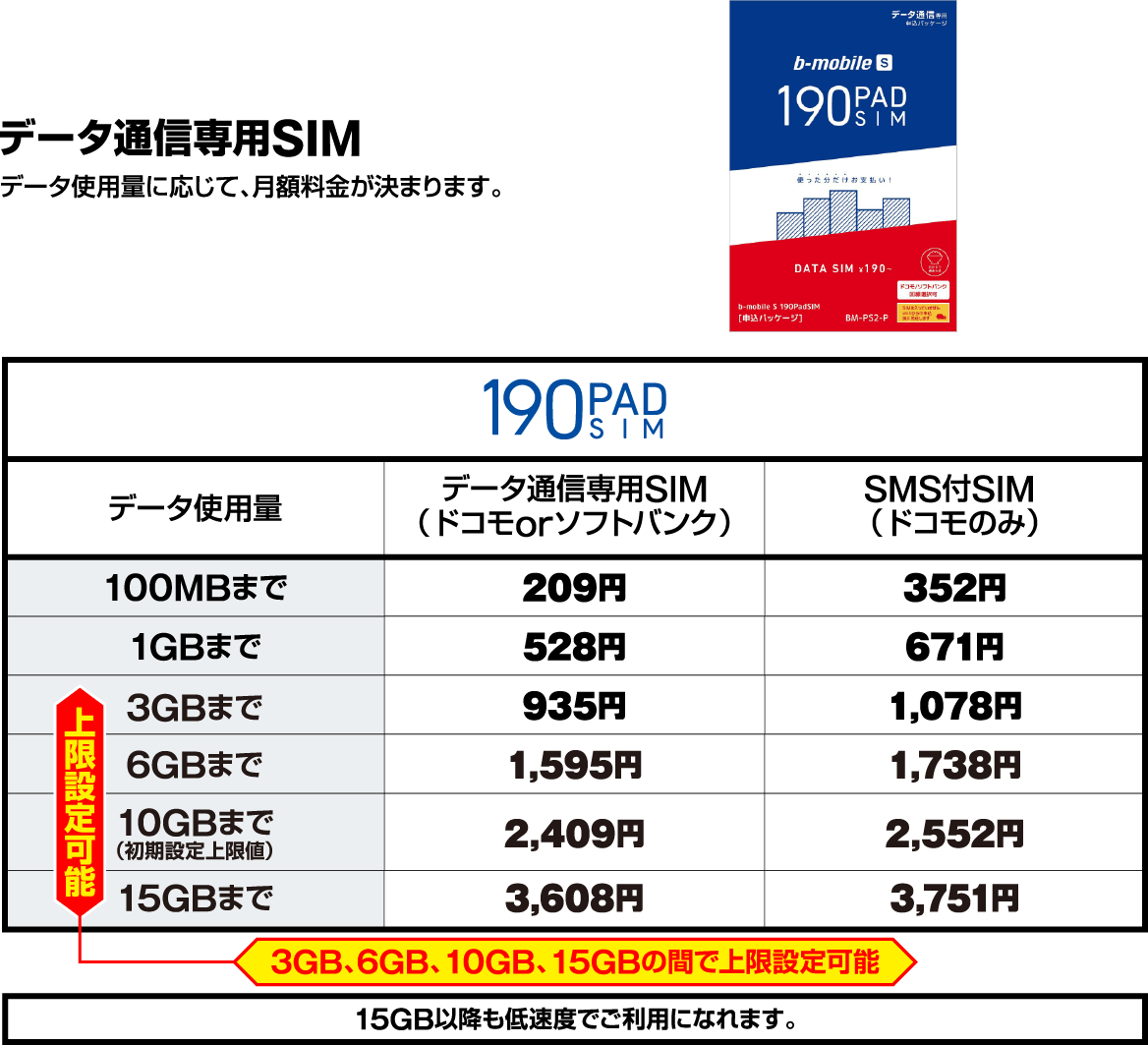 データ追加料