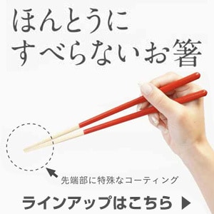 ほんとうにすべらないお箸 >