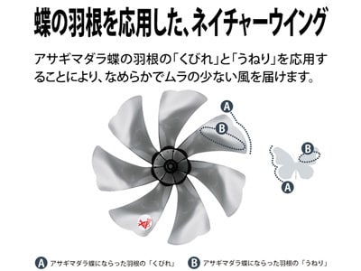 蝶の羽を応用した、ネイチャーウイング