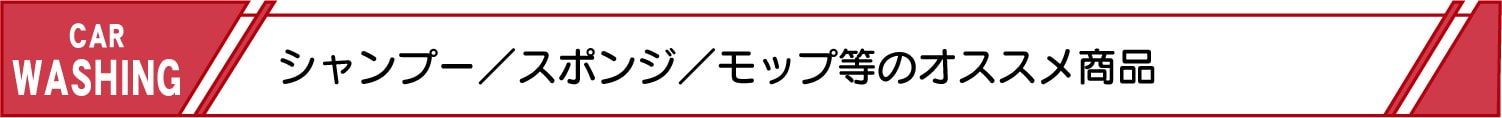 シャンプー・スポンジ・モップ