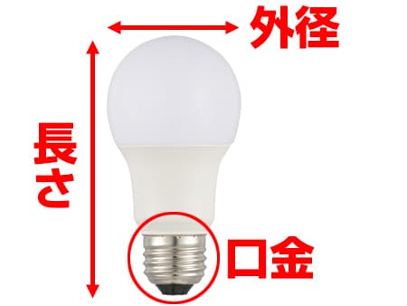 購入前に各サイズをチェック