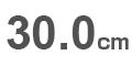 30.0cm